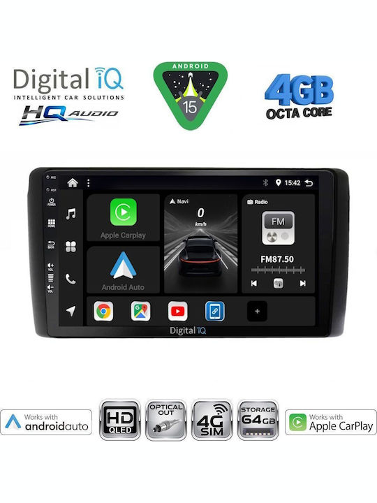 Digital IQ Car Audio System for Nissan Serena 2016-2022 Bluetooth USB WiFi GPS Apple CarPlay Android Auto with 10" Touch Screen