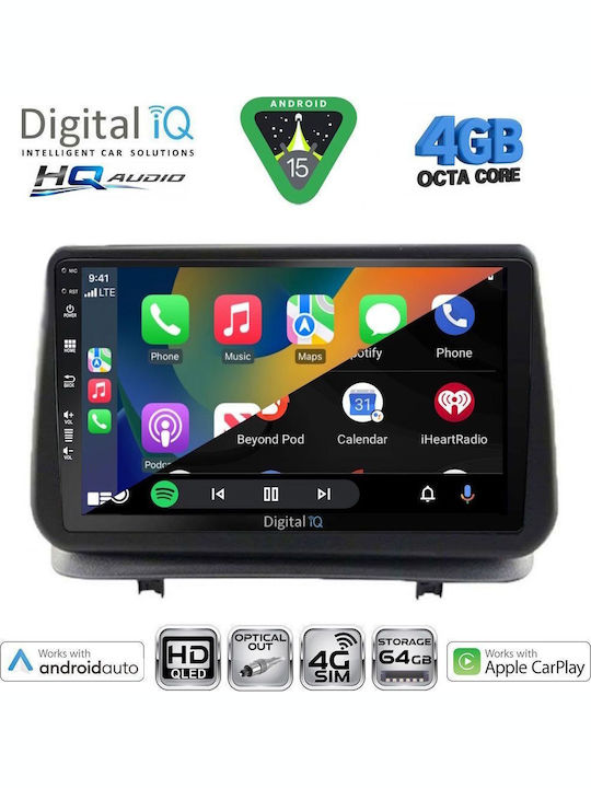 Digital IQ Car Audio System for Porsche Cayenne 2002-2011 Bluetooth USB WiFi GPS Apple CarPlay Android Auto with 9" Touch Screen