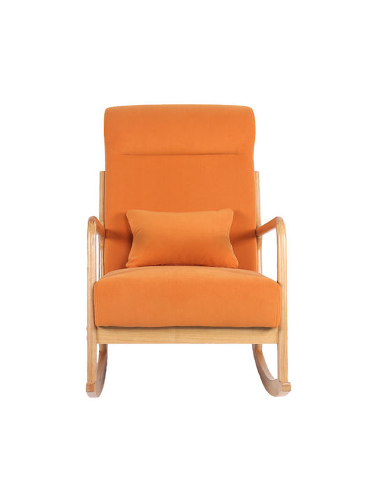 Edeldy Rocking Armchair Orange 102x66x99cm