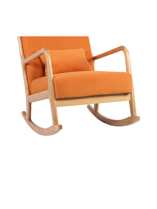 Edeldy Rocking Armchair Orange 102x66x99cm