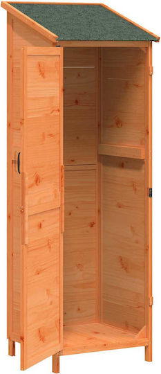 Wooden Garden Shed M0.595xW0.56xH1.765m