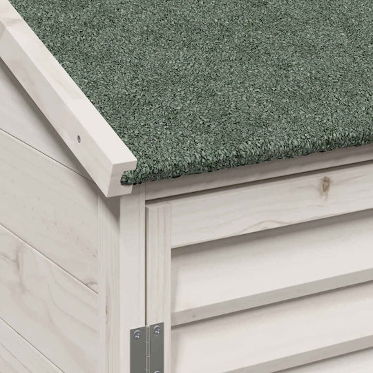 Wooden Garden Shed White M1.06xW0.56xH1.135m