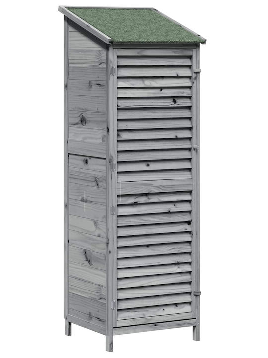 Wooden Garden Shed M0.59xW0.56xH1.76m