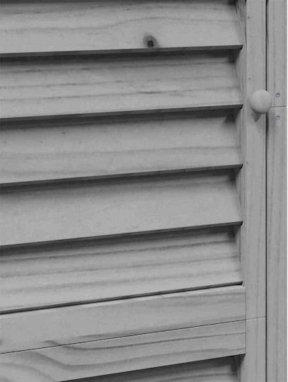 Hölzernes Gartenhaus M0.59xB0.56xH1.76m