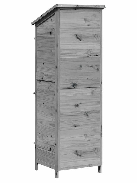 Wooden Garden Shed Length 0.595m Width 0.56m Height 1.765m