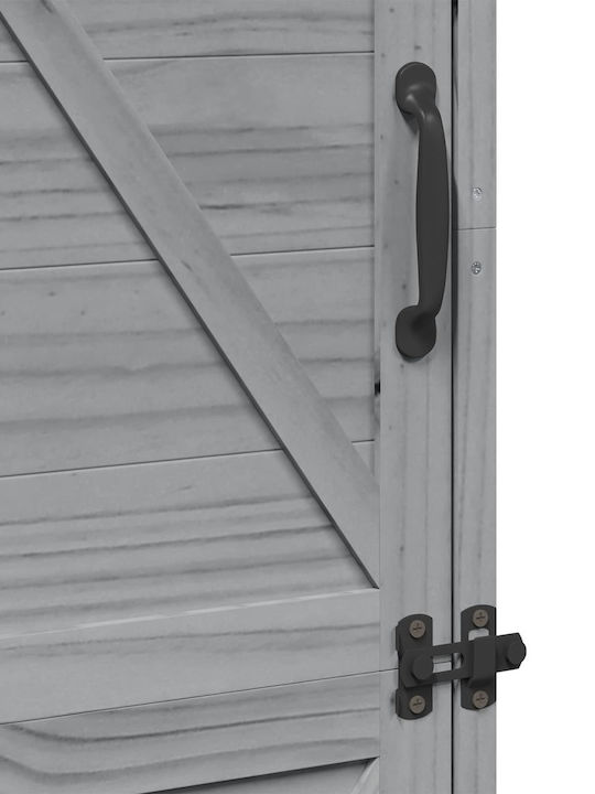 Wooden Garden Shed Length 0.595m Width 0.56m Height 1.765m