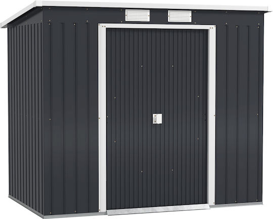 Μεταλλική Αποθήκη Κήπου 2.13x1.3x1.72m Μεταλλική Αποθήκη Κήπου 2.13x1.3x1.72m