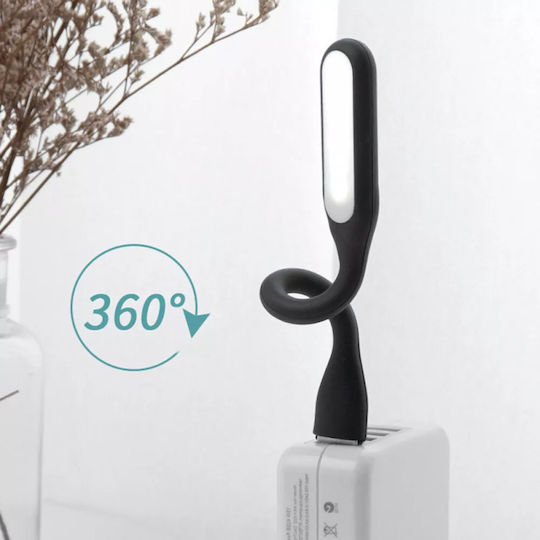 Mini Flexible Led Lampe 1.2w Usb Betrieben Tragbare Schwarze 16 Cm