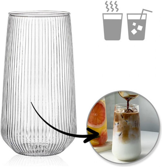 ecarla Ποτήρι από Γυαλί 500ml