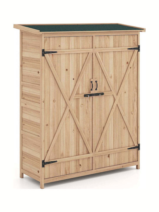 Wooden Garden Shed L1.63xW0.51xH1.4m