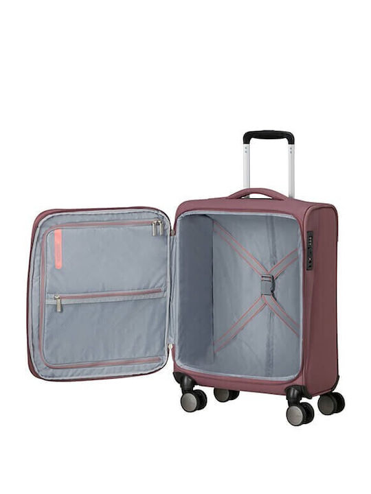 American Tourister Wanderlite Βαλίτσα Ταξιδίου Καμπίνας Galactic Mauve Ύψους 55εκ.