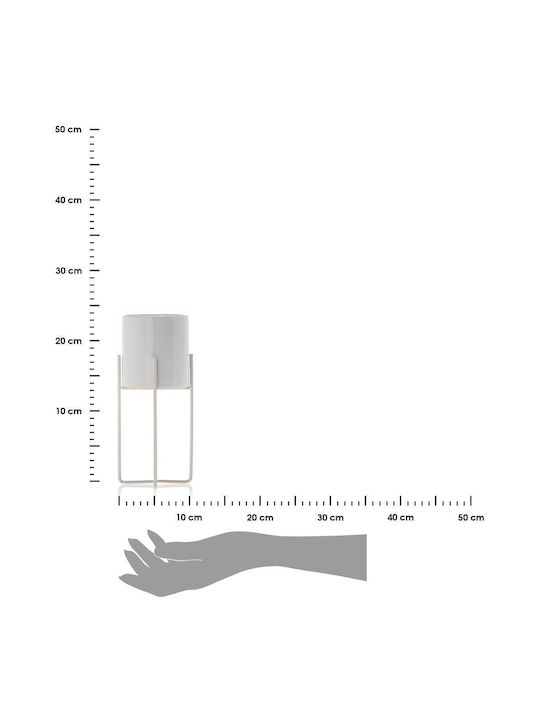 HowHomely Γλάστρα Πήλινη White HowHomely Γλάστρα Πήλινη White