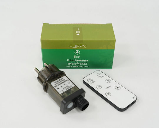 Transformator Telecomandă Inclusă Alista Home Flash Led Lumini Instalații Suportă Până La 1200 Leduri 31 V Negru