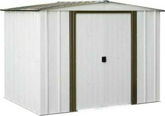 Μεταλλική Αποθήκη Κήπου Γαλβανιζέ 2.534x1.81x1.9m Μεταλλική Αποθήκη Κήπου Γαλβανιζέ 2.534x1.81x1.9m