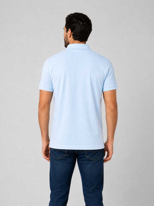 Polo Short Sleeve Light Blue Blouse