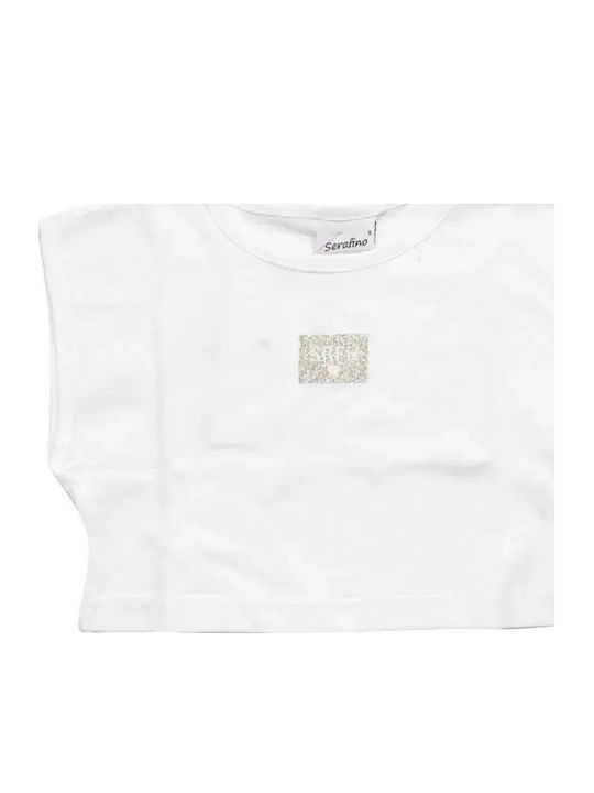 Kids Set with Pants Summer 2 Pieces White