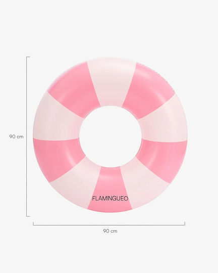Flamingueo Φουσκωτό Θαλάσσης Donut Ροζ 90x90cm