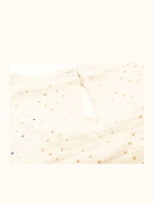 Kids' Crop Top Short Sleeve Beige