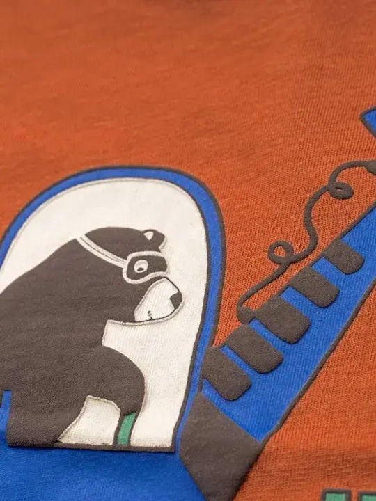 Bluză pentru copii Cu mânecă lungă Maro