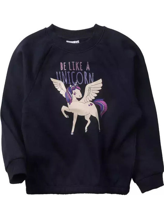 Kids' Shirt Long Sleeve Navy Blue