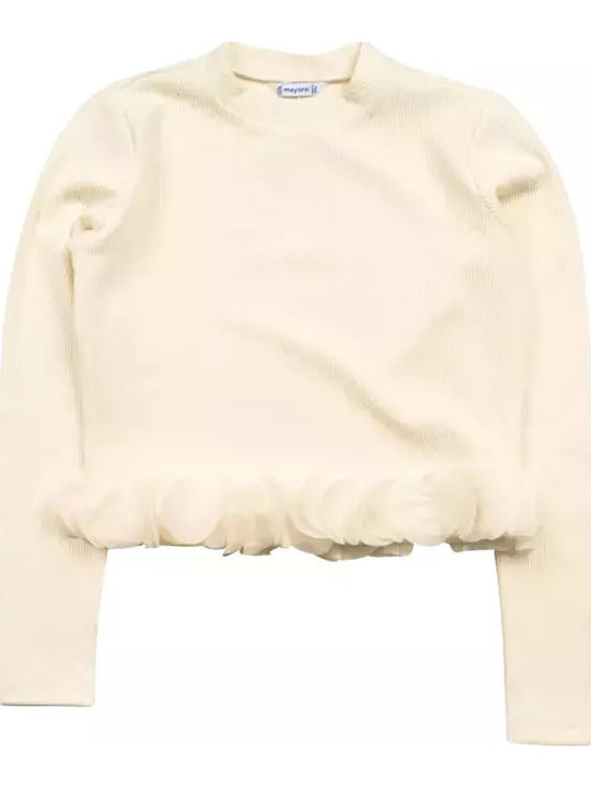 Kids' Shirt Long Sleeve Beige