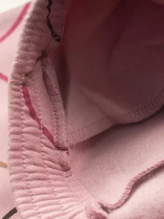 Kids Sweatpants Set Pink 2pcs