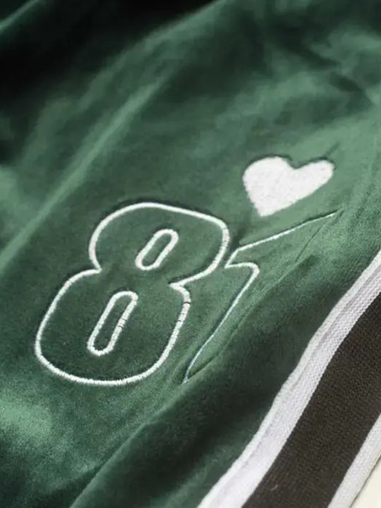 Kids Sweatpants Set Green 2pcs