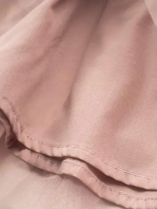 Children's Dress Long Sleeve Tulle Pink
