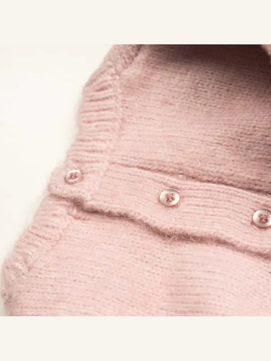 Children's Dress Long Sleeve Tulle Pink