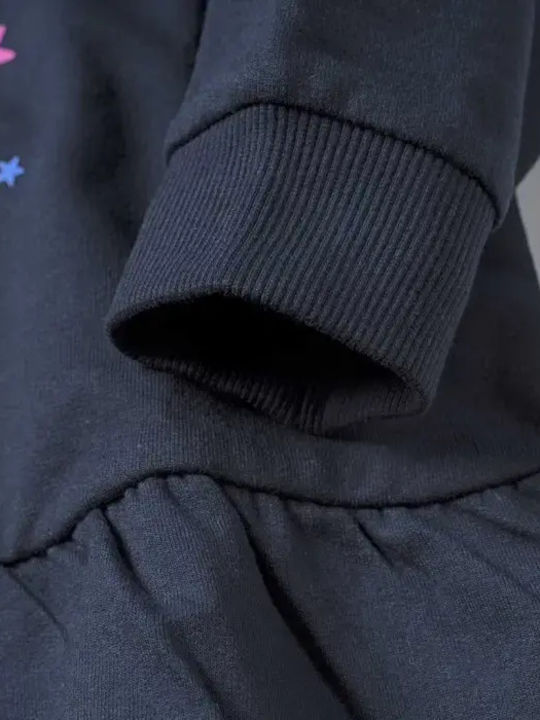 Παιδικό Φόρεμα Μακρυμάνικο Navy Μπλε
