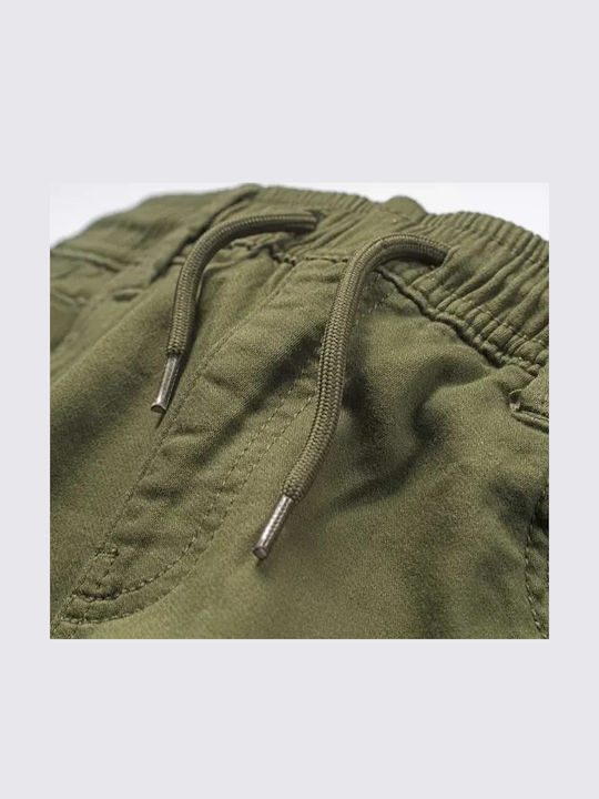 Șort/Salopetă Copii din Material Textil Haki