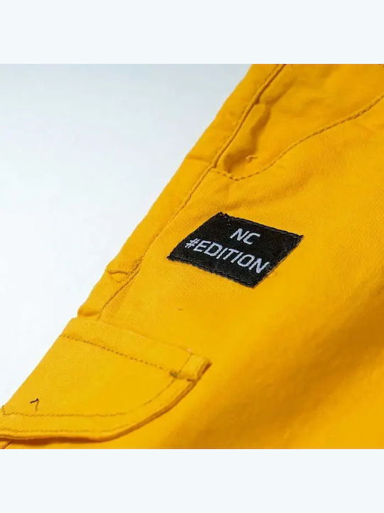 Kinder-Shorts/Bermudas Stoff Gelb