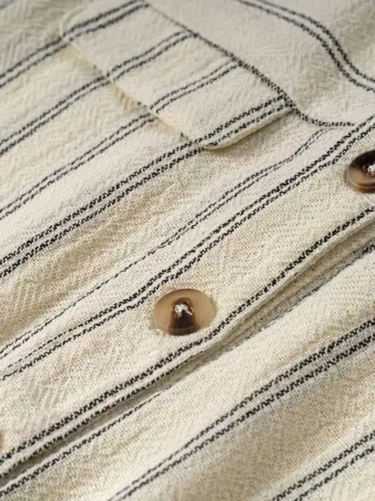 Kids' Fabric Jumpsuit Shorts/Bermudas Beige