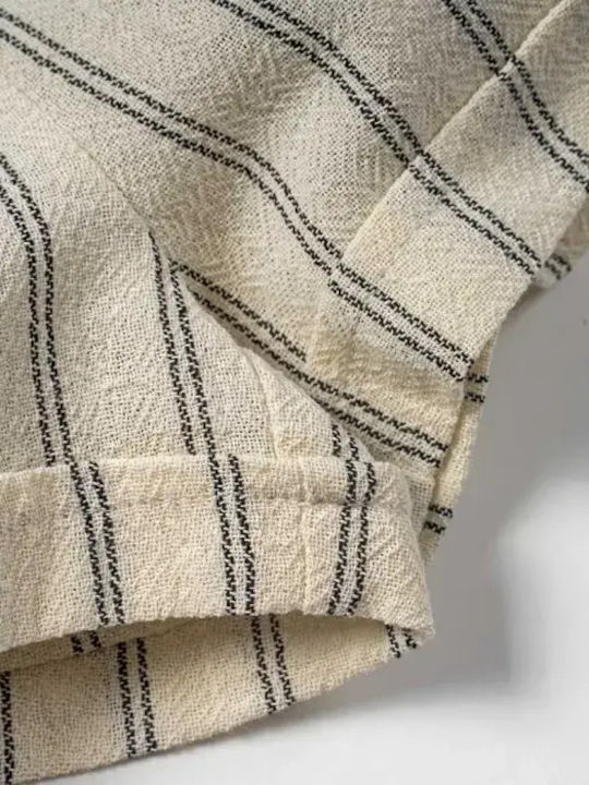 Kids' Fabric Jumpsuit Shorts/Bermudas Beige