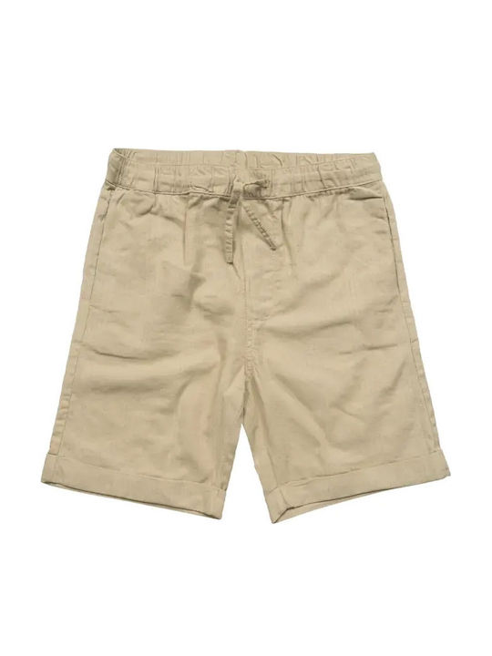 Kids' Shorts/Bermudas Fabric Beige