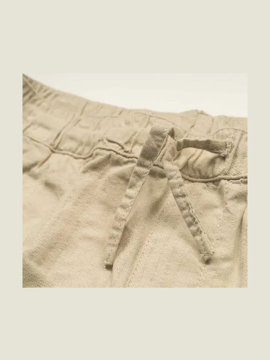Kids' Shorts/Bermudas Fabric Beige