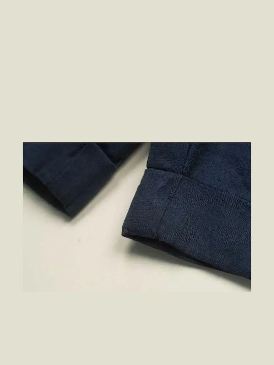 Kinder-Shorts/Bermudas Stoff Marineblau