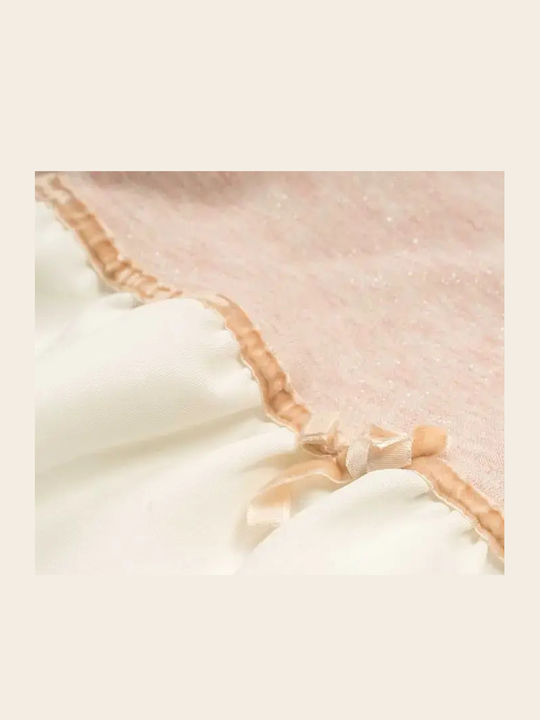 Children's Dress Long Sleeve Set with Coat and Blouse Pink