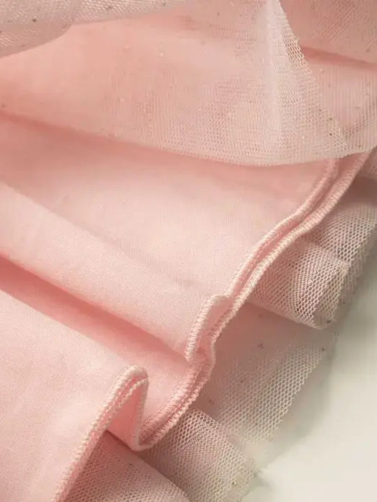 Children's Dress Sleeveless Tulle Pink