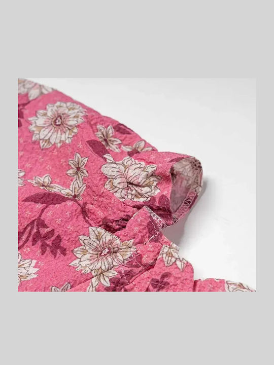 Kinderkleid Ärmellos Pink Dark