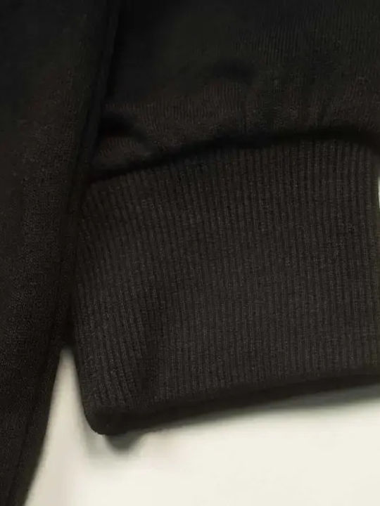 Children's Dress Sweatshirt Long Sleeve Black