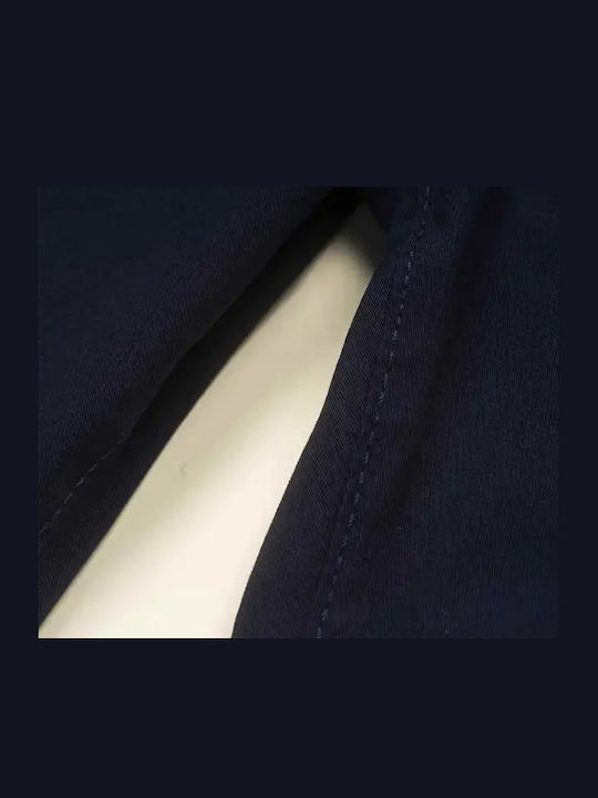 Kids Chino Linen Dark Blue Trouser