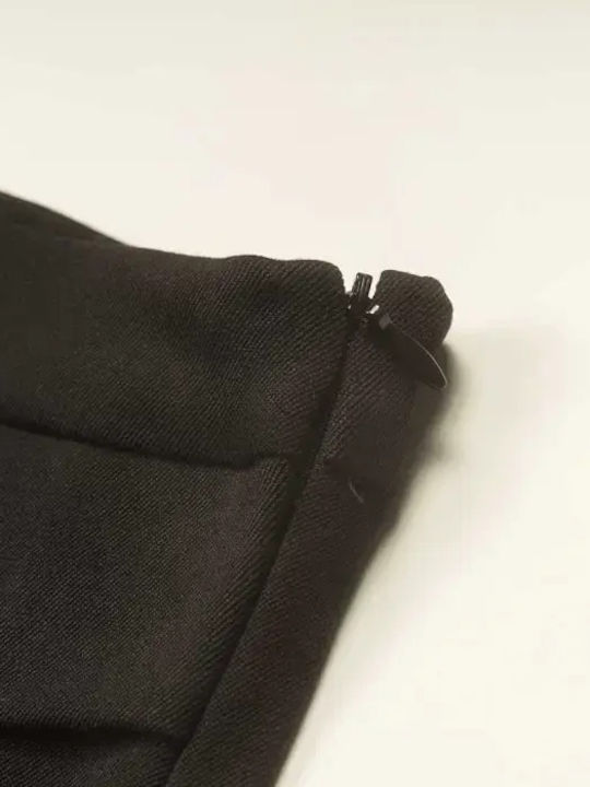Kinder Schlaghose Stoff Schwarz