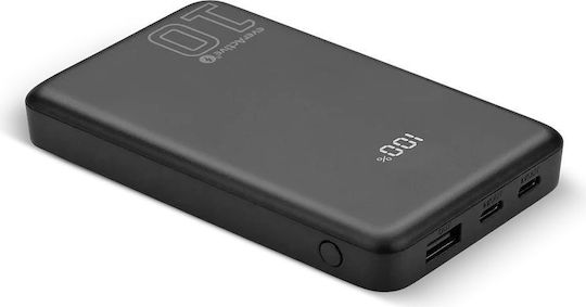everActive EB-11QB Power Bank 10000mAh 20W mit USB-A Ausgangsanschluss und 2 USB-C Ausgangsanschlüsse Schnellladung Schwarz