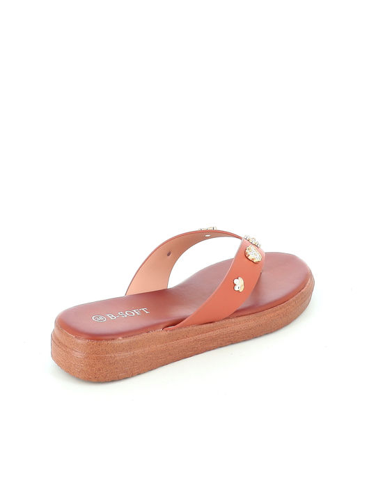 Дамски Сандали Flatforms Кафяви 237/4590-2_КАФЕ