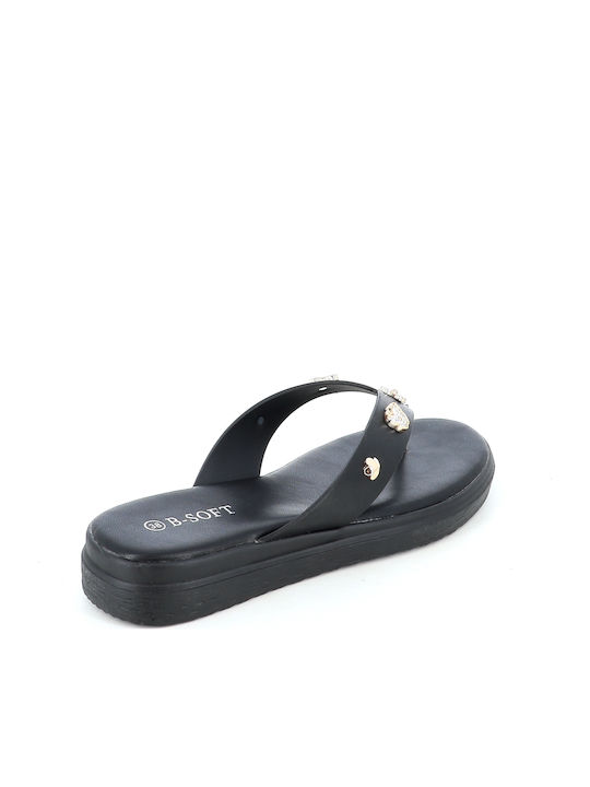 Γυναικεία Σανδάλια Flatforms Μαύρα
