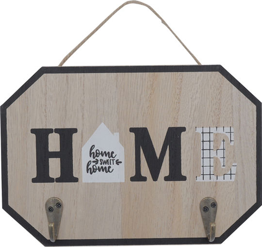 Uncle George Ξύλινη Home 2 θέσεων 20x1x14cm Uncle George Ξύλινη Home 2 θέσεων 20x1x14cm