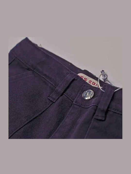 Kinder Schlaghose Jeans Schwarz