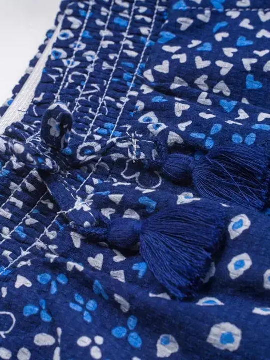 Kids' Fabric Pants blue dark
