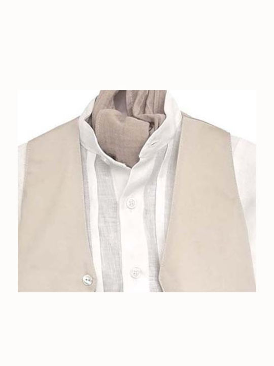 Nst Nastasia Costum de Botez pentru Băiat Antoine Multicolor
